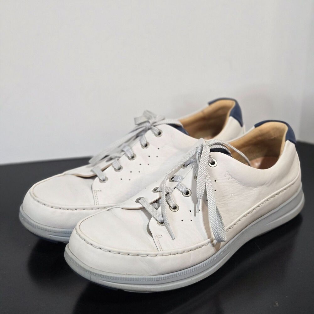 Samuel Hubbard Golf Shoes 36 Holes Mens 12 M Spikeless Leather‎ M1570-114 Ivory